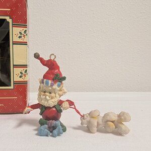 1989 Vintage Enesco "Popper" Christmas Ornament - Wee Tree Trimmers Collection